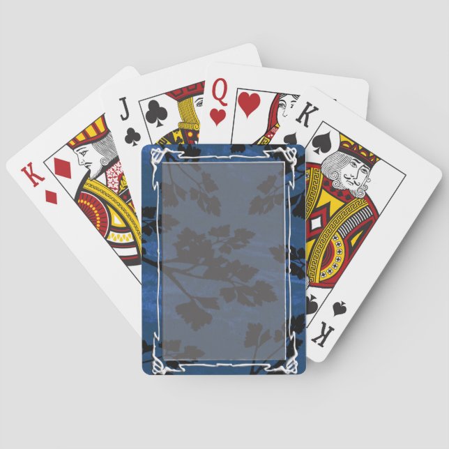 Petersidblau Spielkarten (Rückseite)