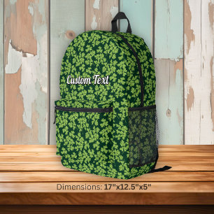 Petersilienmuster Bedruckter Rucksack