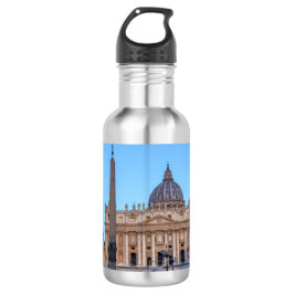 Petersplatz in Vatikanstadt - Rom, Italien Edelstahlflasche