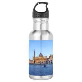 Petersplatz in Vatikanstadt - Rom, Italien Edelstahlflasche