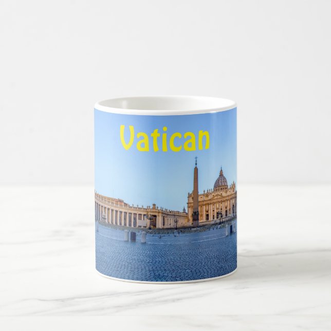 Petersplatz in Vatikanstadt - Rom, Italien Kaffeetasse (Mittel)