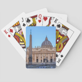 Petersplatz in Vatikanstadt - Rom, Italien Spielkarten