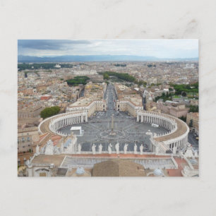 Petersplatz Rom Italien Feiertagspostkarte