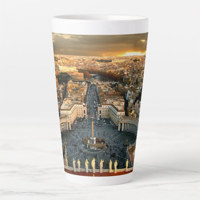 Petersplatz Vatikan Milchtasse (Vorderseite)
