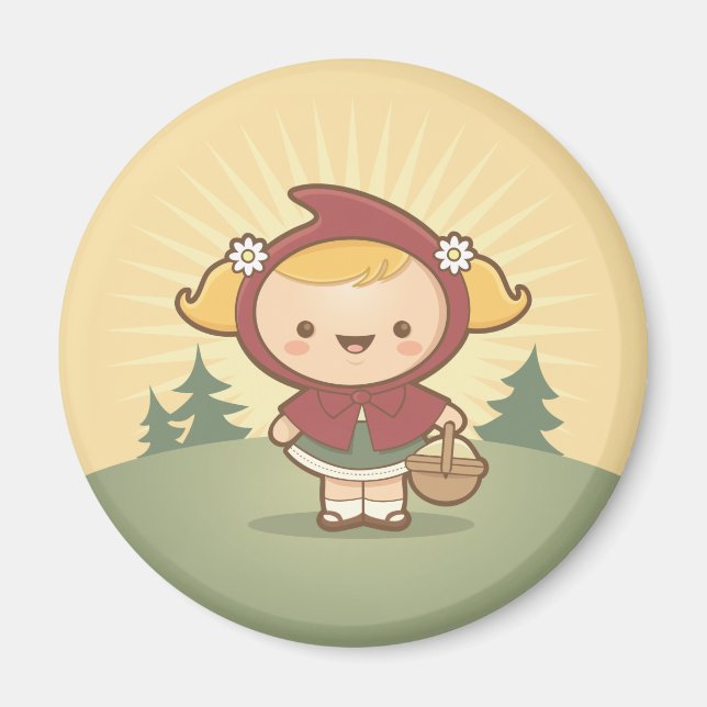 Petit aimant rouge (Devant)