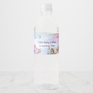 Petit anniversaire fée étiquette de bouteille d'ea