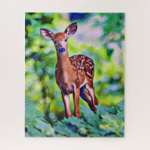 Petit Art numérique de cerf mignon Puzzle de peint
