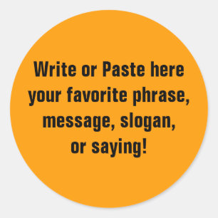 Petit autocollant (1 pouce de ½)