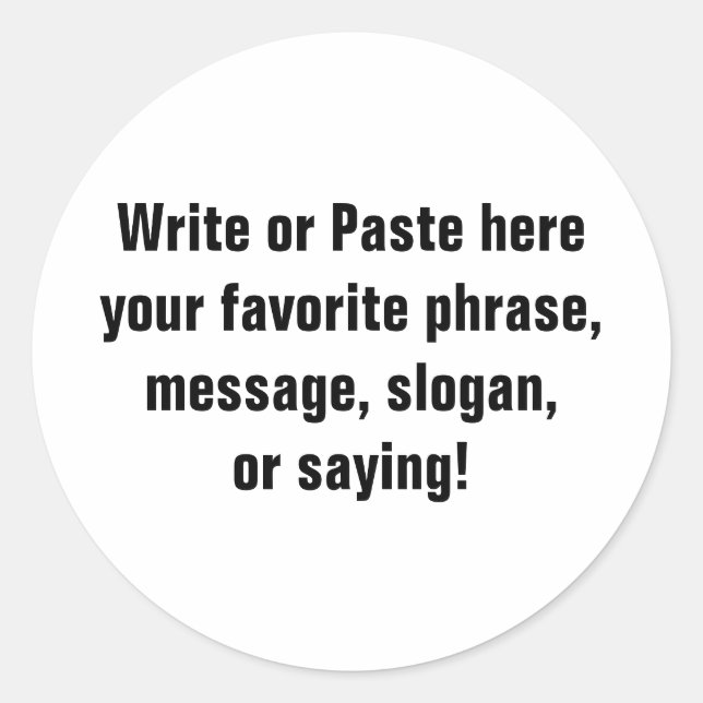 Petit Autocollant (3 Pouces) (Devant)