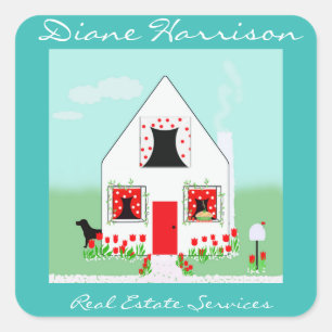 Petit Autocollant Cottage