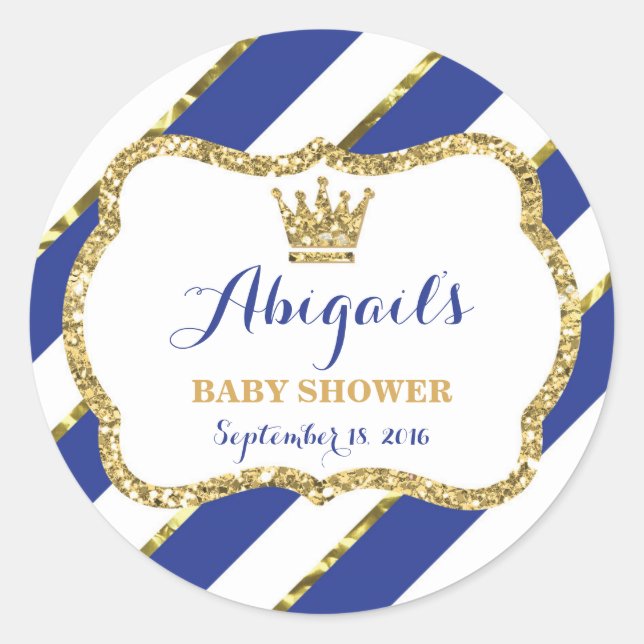 Petit Autocollant Prince, Parties scintillant Roya (Devant)