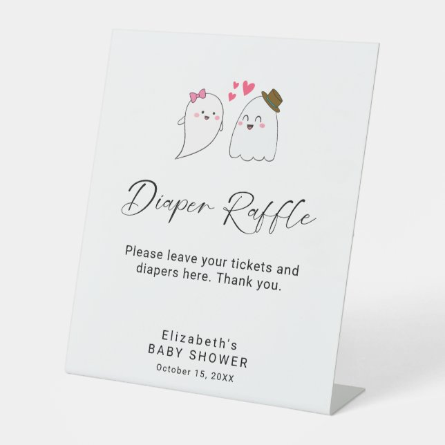 Petit Baby shower Boo Refroidisseur Signe personna (Recto)