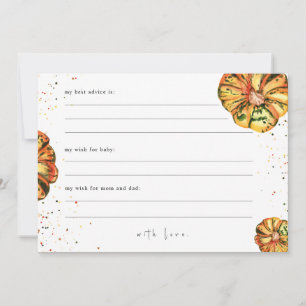 Petit Baby shower citrouille Conseils Invitation
