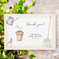 Petit baby shower de pousses merci