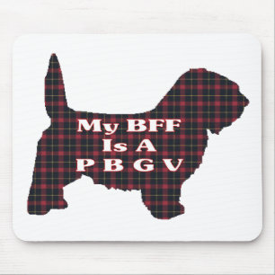 PETIT BASSET GRIFFON VENDEEN BESTE FREUNDIN MOUSEPAD