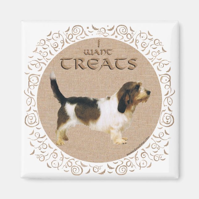 Petit Basset Griffon Vendeen Leckereien Magnet (Vorne)