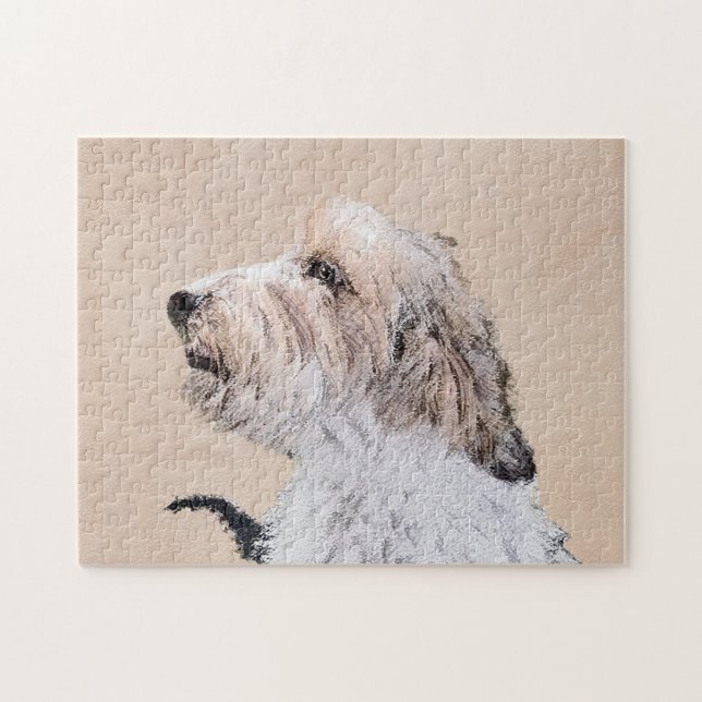 Petit Basset Griffon Vendéen Painting - Dog Art (Horizontal)