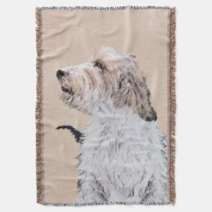 Petit Basset Griffon Vendéen Painting - Dog Art Decke