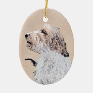 Petit Basset Griffon Vendéen Painting - Dog Art Keramik Ornament