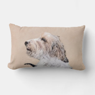 Petit Basset Griffon Vendéen Painting - Dog Art Lendenkissen