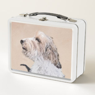 Petit Basset Griffon Vendéen Painting - Dog Art Metall Brotdose