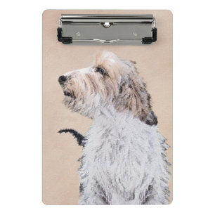 Petit Basset Griffon Vendéen Painting - Dog Art Mini Klemmbrett
