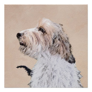 Petit Basset Griffon Vendéen Painting - Dog Art Poster