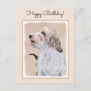Petit Basset Griffon Vendéen Painting - Dog Art Postkarte