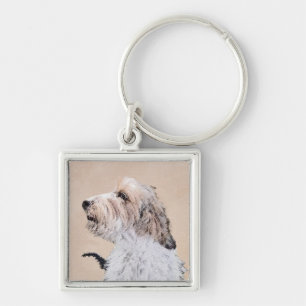 Petit Basset Griffon Vendéen Painting - Dog Art Schlüsselanhänger