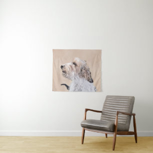 Petit Basset Griffon Vendéen Painting - Dog Art Wandteppich
