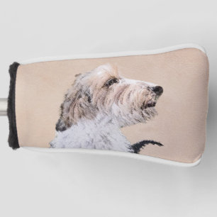 Petit Basset Griffon Vendéen Painting - Hund Art Golf Headcover