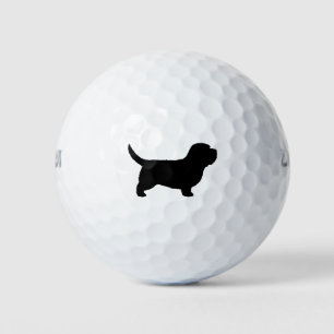 Petit Basset Griffon Vendeen PBGV Silhouette Golfball