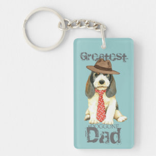 Petit Basset Griffon Vendeen Vater Schlüsselanhänger