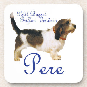 Petit Basset Griffon Vendeen Vater Untersetzer