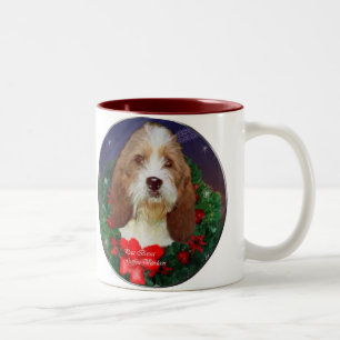Petit Basset Griffon Vendeen Weihnachtsgeschenke Zweifarbige Tasse