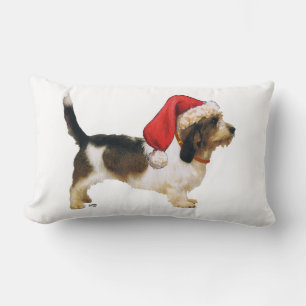 Petit Basset Griffon Vendeen Weihnachtshelfer Lendenkissen