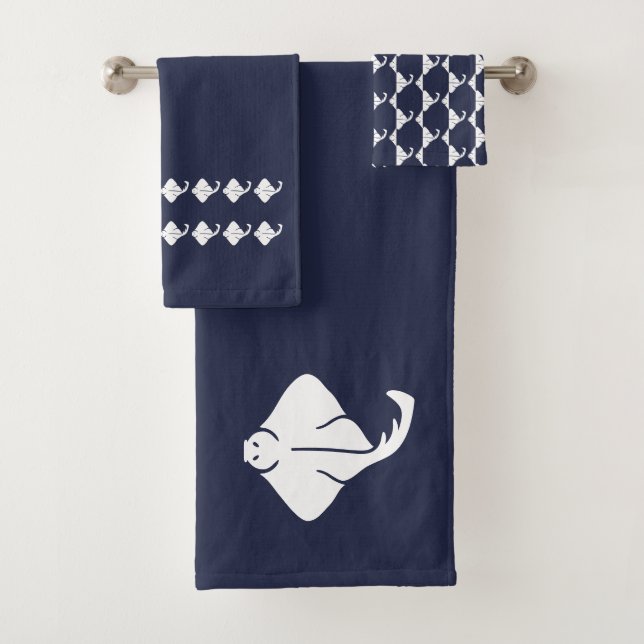 Petit bateau à voile Bain Océan Bleu & blanc (En situation)