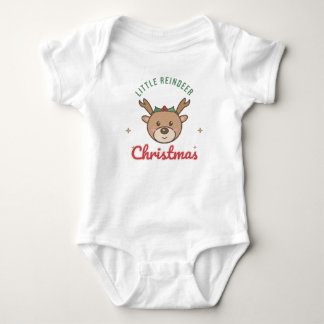 Petit Body de Noël pour Bébé Renne