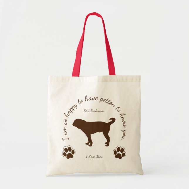 Petit Brabancon Original Tasche für Sie und Ihren  (Vorne)