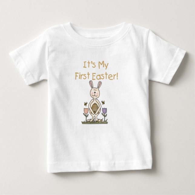 Petit Bunny Premier Tshirt de Pâques (Devant)
