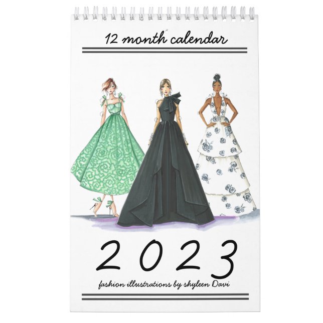 Petit Calendrier d'une page, blanc (Protection)