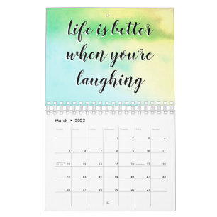 Petit calendrier sur une seule page, calendrier po