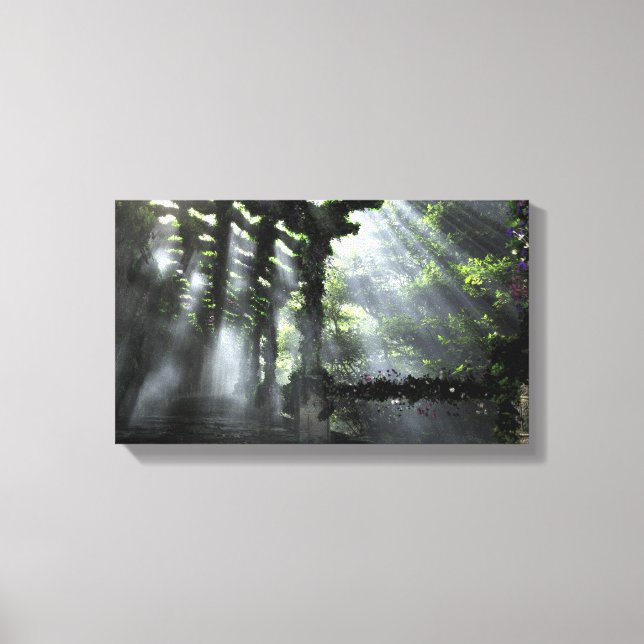 Petit Canevas Sur Le Chemin Ombragé (Recto)