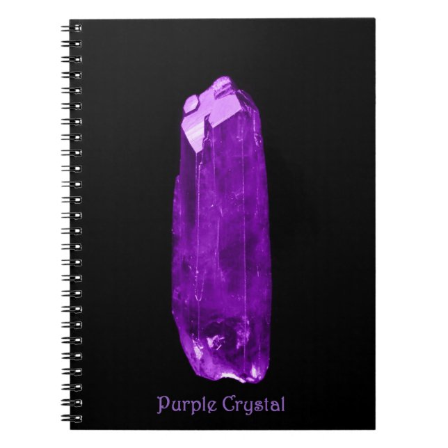 Petit Carnet en cristal violet (Devant)