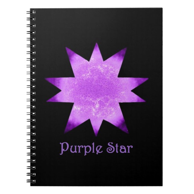 Petit Carnet Purple Star (Devant)