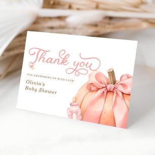 Petit Carte de remerciements de Baby shower Citrou