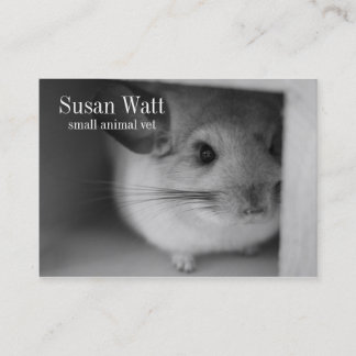 Petit carte de visite animal de vétérinaire