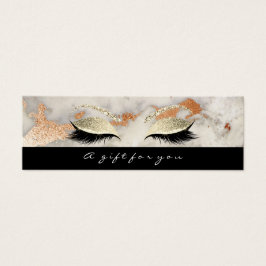 Petit certificat cadeau Marbre Coral Lash maquilla