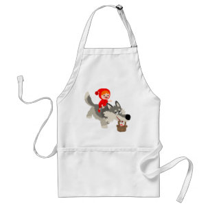 Petit chaperon rouge et tablier de loup