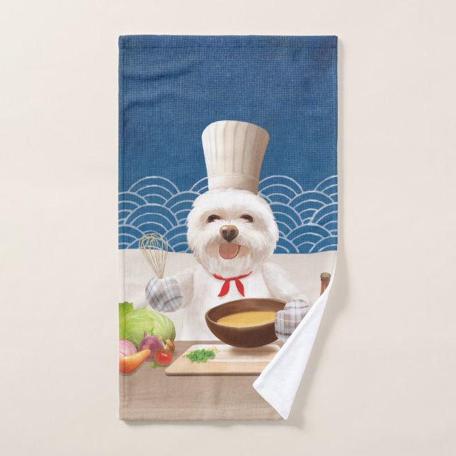 Petit Chien Chef (Serviette à main)